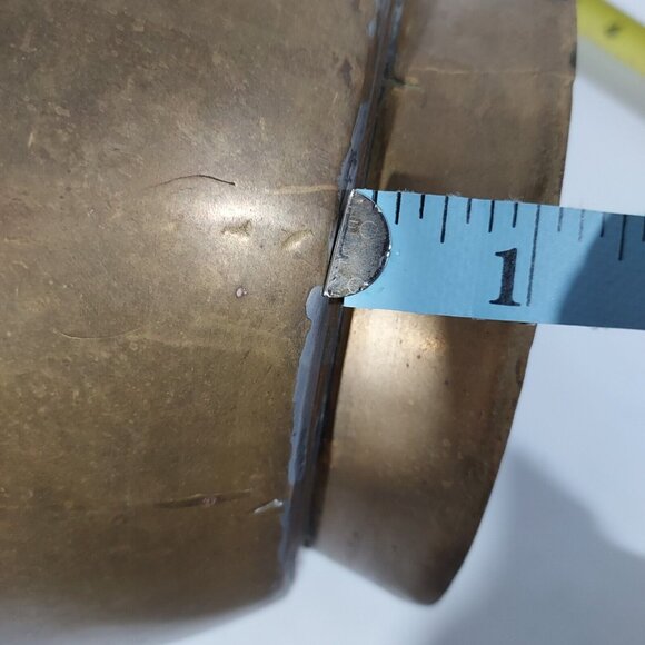 Copper Urn Vase 18" h 31" Diam Center Umbrella, Walking Stick Cottagecore Farm - Picture 6 of 16